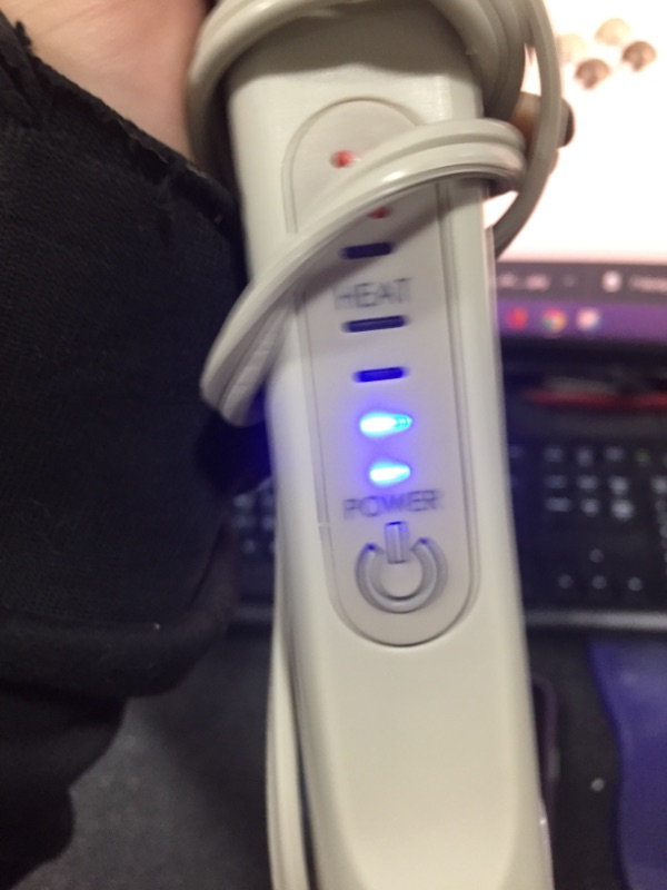 Photo 1 of HoMedics Percussion Action Massager with Heat | Adjustable Intensity , Dual Pivoting Heads | 2 Sets Interchangeable Nodes , Heated Muscle Kneading for Back , Shoulders , Feet , Legs , & Neck

