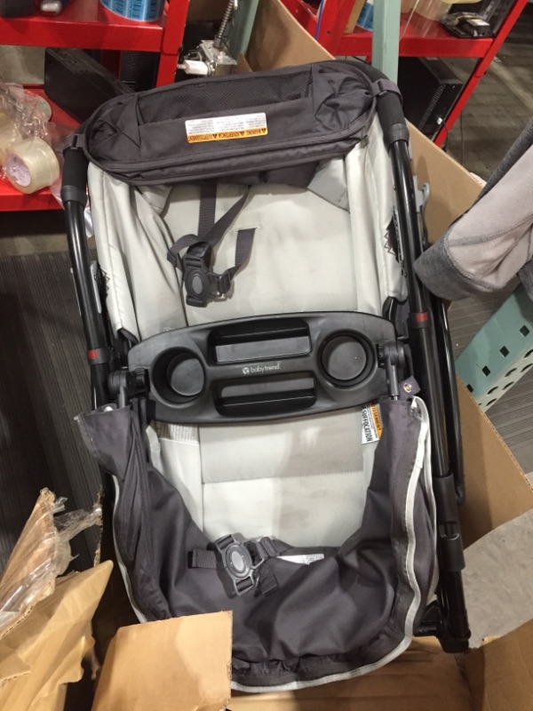 Photo 2 of Baby Trend Expedition 2-in-1 Stroller Wagon PLUS, Ultra Grey
