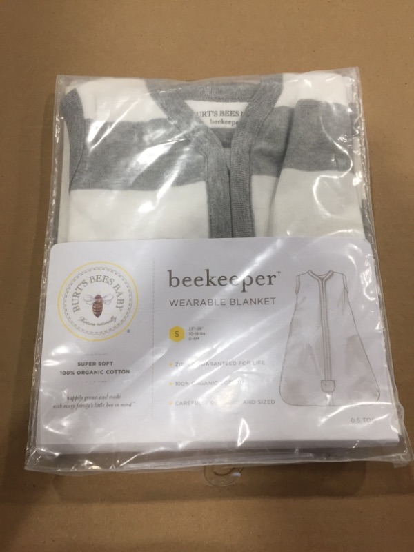 Photo 1 of Burt's Bees Baby Unisex-Baby Beekeeper Wearable Blanket, 100% Organic Cotton, Swaddle Transition Sleeping Bag Small 
