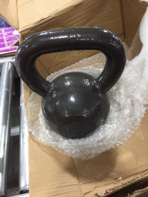 Photo 2 of Amazon Basics Cast Iron Kettlebell Weight 45lbs
