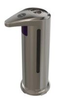 Photo 1 of Better Homes & Gardens 10oz Auto Soap/Sanitizer Dispenser, Brushed Silver Stainless Steel
