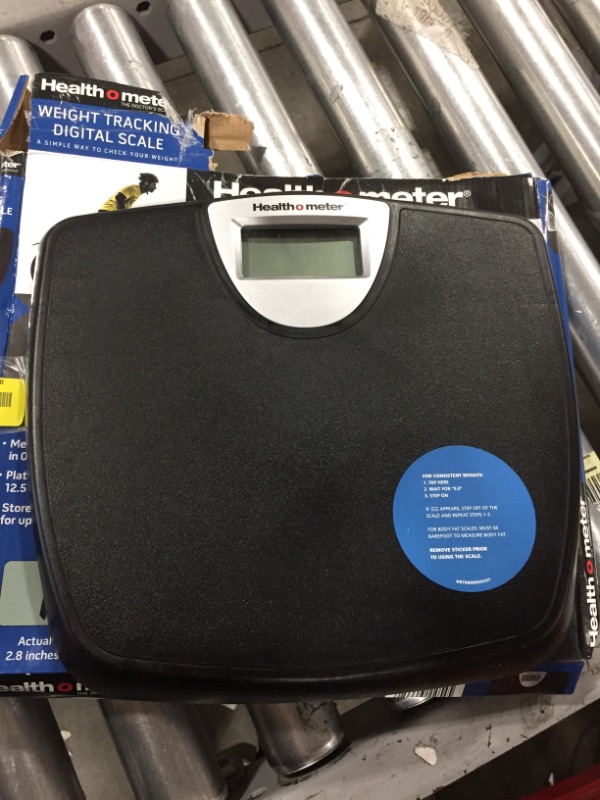 Photo 2 of Health O Meter Scale | Weight Tracking Digital Bathroom Scale, Black
