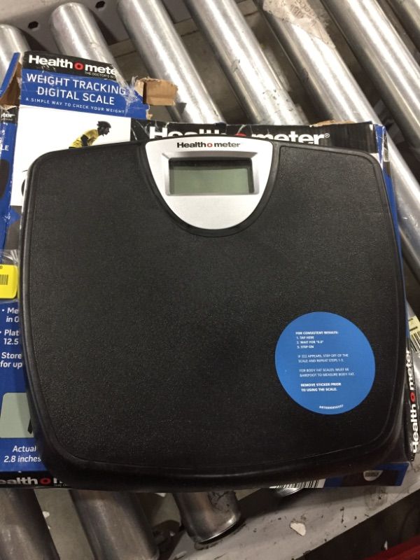 Photo 2 of Health O Meter Scale | Weight Tracking Digital Bathroom Scale, Black
