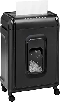 Photo 1 of WOLVERINE 15-Sheet Super Micro Cut High Security Level P-5 Heavy Duty Paper/CD/Card Shredder for Home Office, Ultra Quiet by Manganese-Steel Cutter and 8 Gallons Pullout Waste Bin SD9520 (Black ETL)
