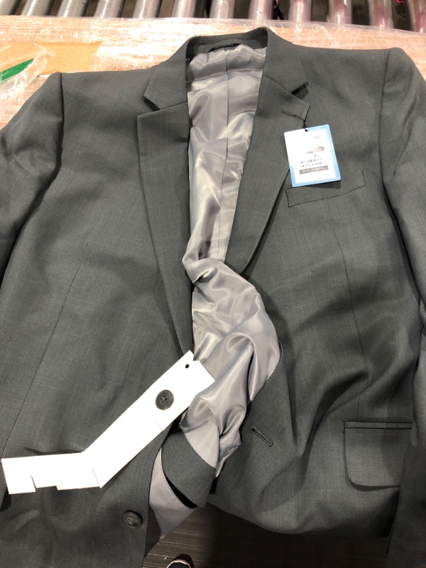 Photo 2 of Men's Haggar Travel Performance Tailored Fit Stretch Suit Jacket Dark Gray Heather
