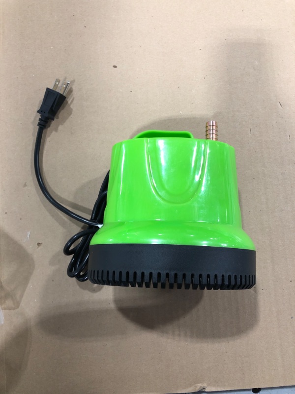 Photo 2 of ALLYLANG 1100GPH 100W Aquarium Submersible Water Pump, apply to Fish Tank / Pond Fountain / Statuary / Hydroponics / Garden Waterfall, with 4 Nozzles 5.9ft Power Cord (1100GPH)
