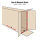 Photo 2 of Box Partners Side Loading Boxes 20" x 8" x 60" Kraft 5/Bundle HD20860FOL
