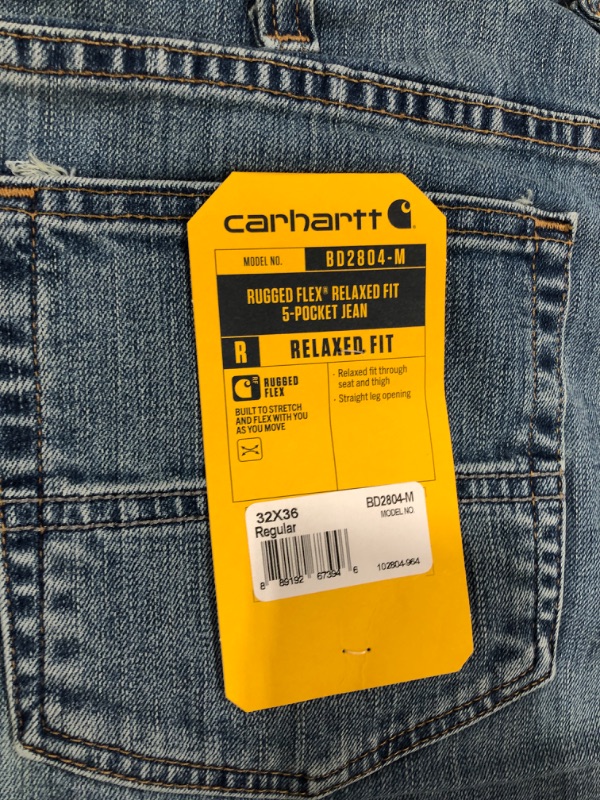 Photo 3 of Carhartt Rugged Flex Relaxed-Fit Straight-Leg Jeans for Men
