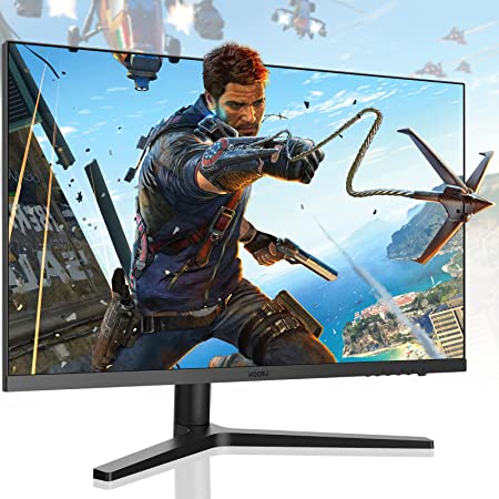 Photo 1 of KOORUI 27 Inch Gaming Monitor FHD 1080p 165Hz Monitor IPS 90% DCI-P3 Computer Monitors with 1ms (MPRT) Freesync, HDMI/Type-C/DP for Gaming, Tilt Lifting Rotating Base Adjustable Stand, VESA Compatible
