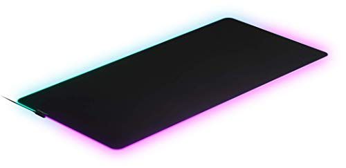 Photo 1 of SteelSeries QcK 3XL Prism - RGB Gaming Surface - Optimized for Gaming Sensors - Maximum Control - 1220mm X 590mm
