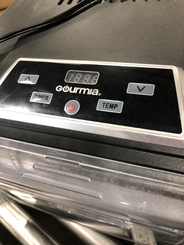 Photo 3 of 
Gourmia GFD1650 Premium Electric Food Dehydrator Machine - Digital Timer and Temperature Control - 6 Drying Trays - Perfect for Beef Jerky, Herbs, Fruit Leather - BPA Free - Black FOR PARTS ONLY!!
