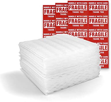 Photo 1 of Foam Wrap Sheets, 12 x 12 Inch, 50 Pack Foam Sheets Cushionin Packing Supplies for Moving Storage Portable
