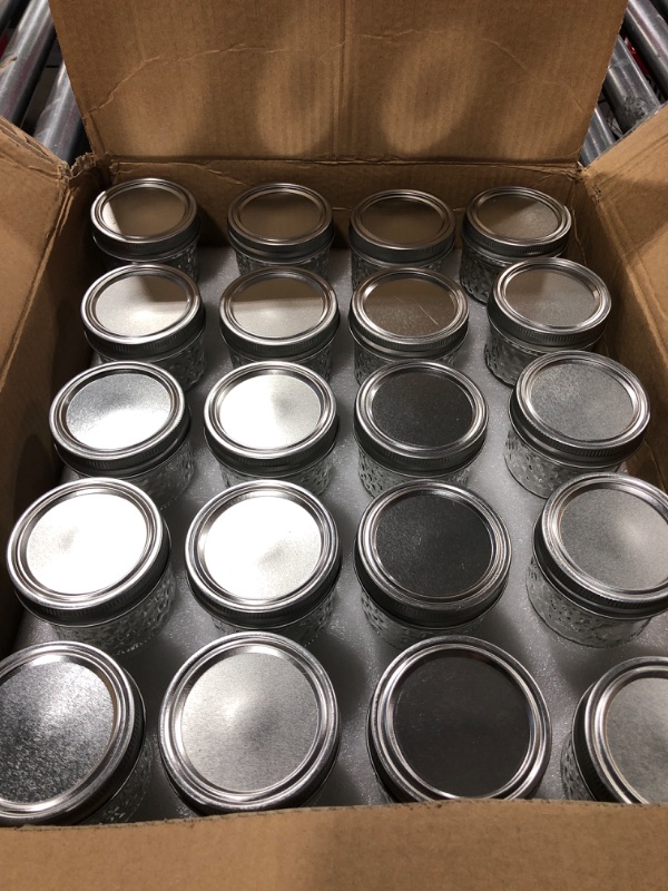 Photo 2 of 40 Pack Small Mason Jars 4 Oz, With Regular Lids and Bands, Chalkboard Labels and Marker, for Food Storage like Jelly,Spice,Yogurt,Honey,Jam,Body Butters,Wedding Favors
