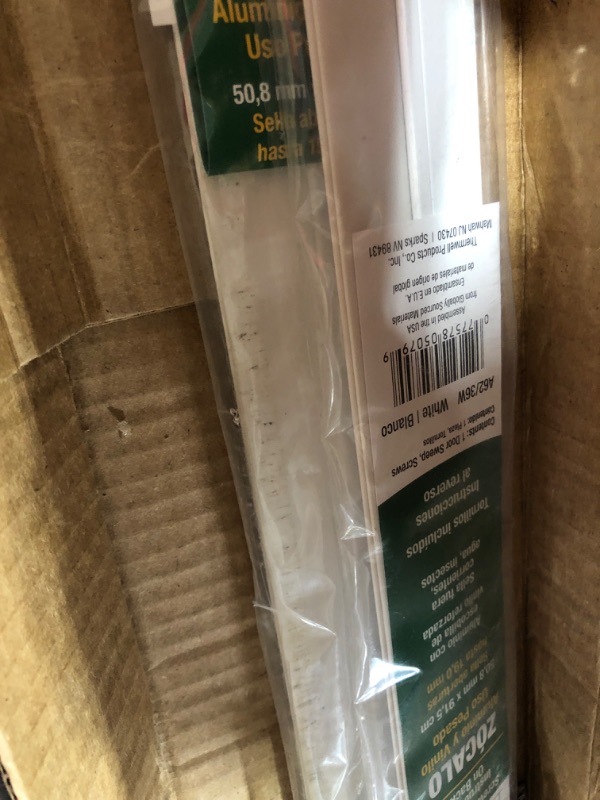 Photo 1 of 712448 Aluminum Frost King Door Sweep - White - 36 X 2 in.
