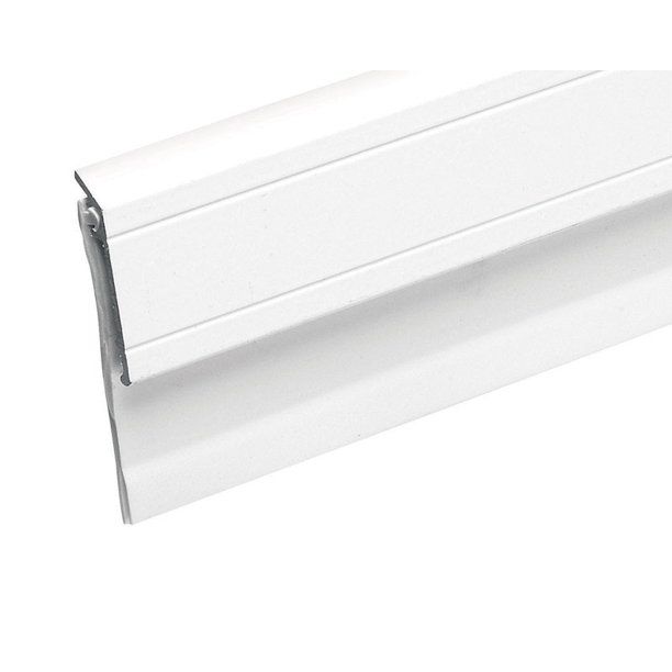 Photo 1 of 712448 Aluminum Frost King Door Sweep - White - 36 X 2 in.

