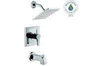 Photo 1 of Glacier Bay Chrome Modern Tub and Shower Set 1001240663
