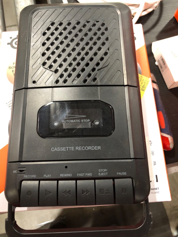 Photo 2 of Onn. Cassette Recorder, Black
