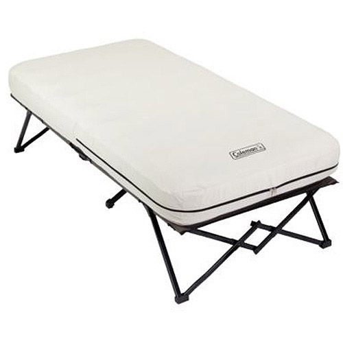 Photo 1 of Coleman Twin Air Bed Cot, White
