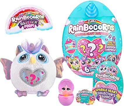 Photo 1 of Rainbocorns - Plush Sparkle Heart Surprise Series 2 - Owl
