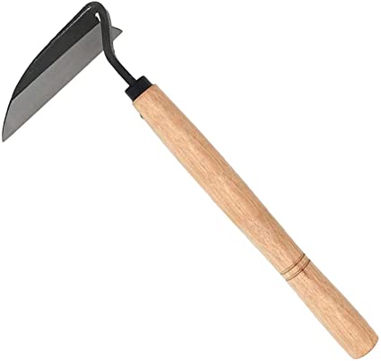 Photo 1 of BOHAI Weeding Sickle, Japanese Style Sickle Garden Hoe Hand Weeder Tool Very Sharp Edge(Full Size)
