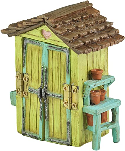 Photo 1 of Georgetown Home & Garden Miniature Garden Shed Garden Decor
