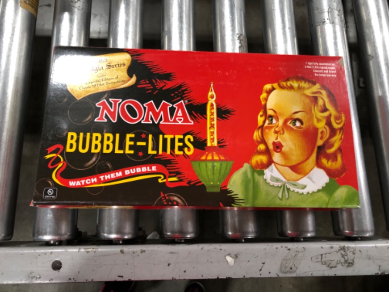 Photo 2 of Noma Bubble Lite Set of 7 Vintage Special Edition Christmas Lights Nostalgia
