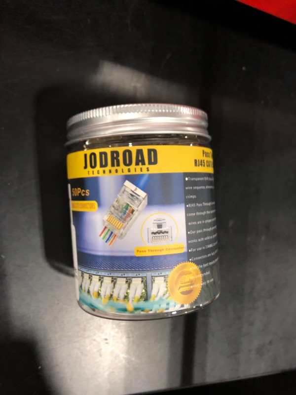 Photo 1 of RJ45 Cat6 Pass Through Connectors - Pack of 50
