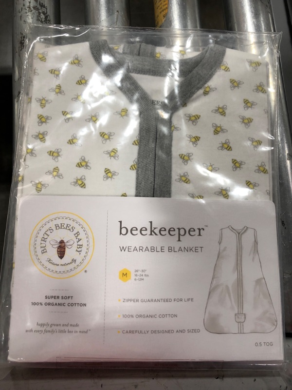 Photo 4 of Burt's Bees Baby Unisex-Baby Beekeeper Wearable Blanket, 100% Organic Cotton, Swaddle Transition Sleeping Bag
