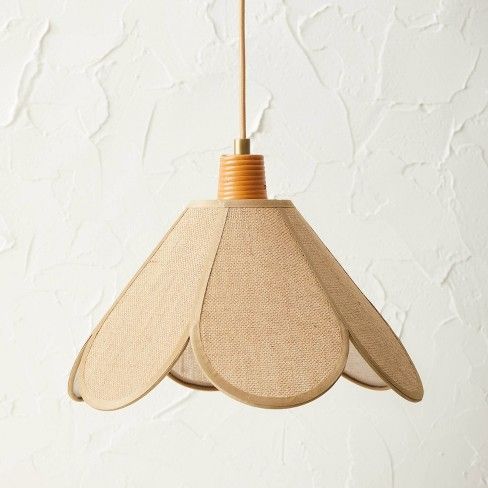 Photo 1 of Burlap Petal Ceiling Pendant - Opalhouse™ designed with Jungalow™

