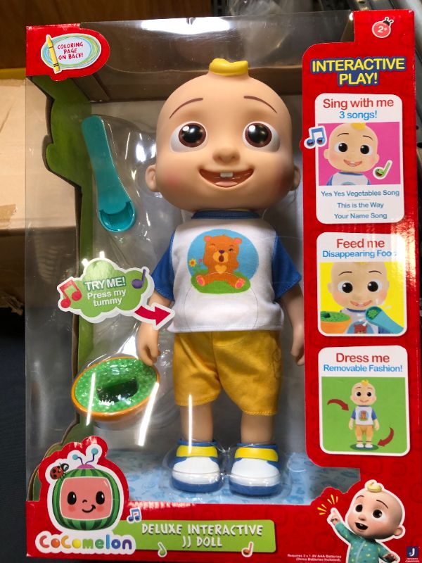 Photo 2 of CoComelon Official Deluxe Interactive JJ Doll with Sounds
