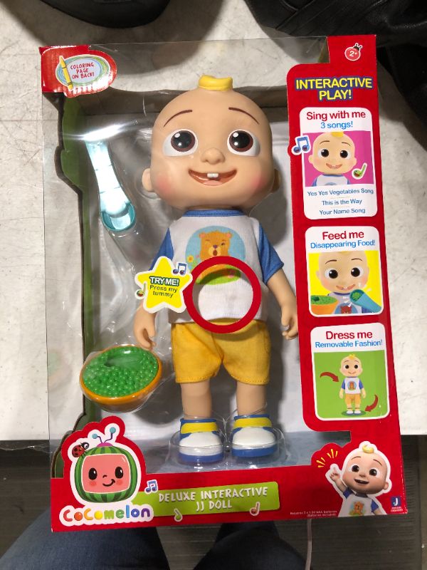 Photo 1 of CoComelon Official Deluxe Interactive JJ Doll with Sounds
