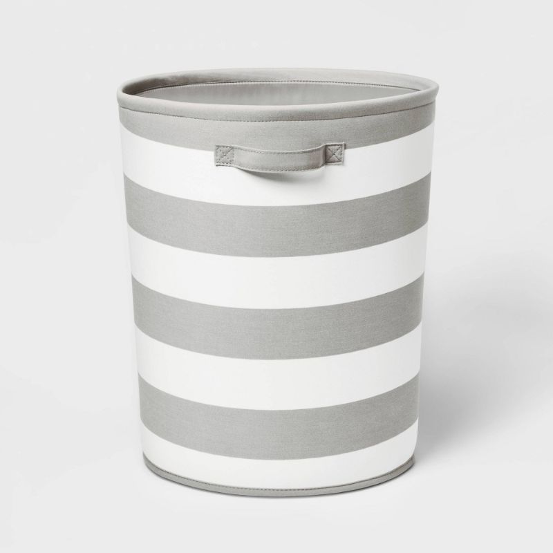 Photo 1 of **PACK OF FOUR** Canvas Stripe Bin - Pillowfort™
