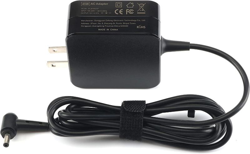 Photo 1 of 45W Laptop Charger Adapter for Asus UX330 UX330U UX360 UX360C UX305 Q504U Q504UA Q302 Q302L Q302LA Q302U S200E X201E X202E X541NA Notebook Power Supply Cord
