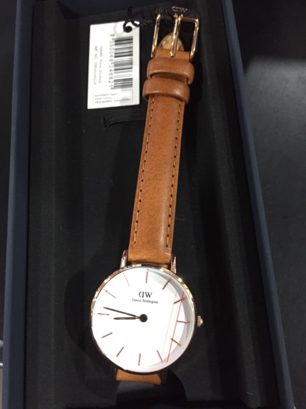 Photo 4 of Daniel Wellington Petite Durham Watch, American Brown Leather Band
