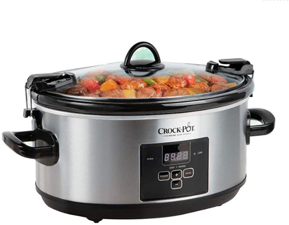 Photo 1 of Crock-Pot 7-Quart Oval Manual Slow Cooker | Stainless Steel 
