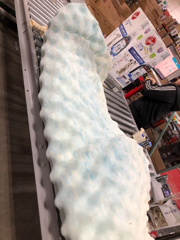 Photo 1 of 71x75 blue marble bed topper 