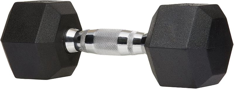 Photo 1 of  Rubber Encased Hex Dumbbell Hand Weight 35ibs
