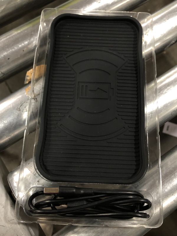 Photo 1 of AutoDrive Universal Silicone QI Wireless Charger Black
