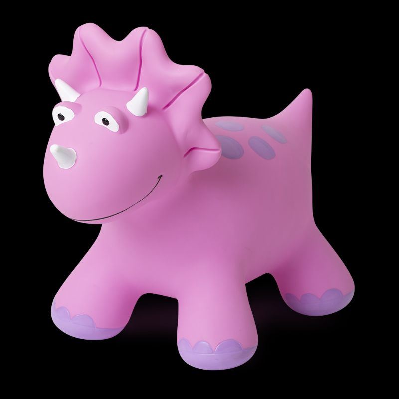 Photo 1 of Bounce Buddies® Dino: Trish the Triceratops Ride-on Inflatable Bouncer
