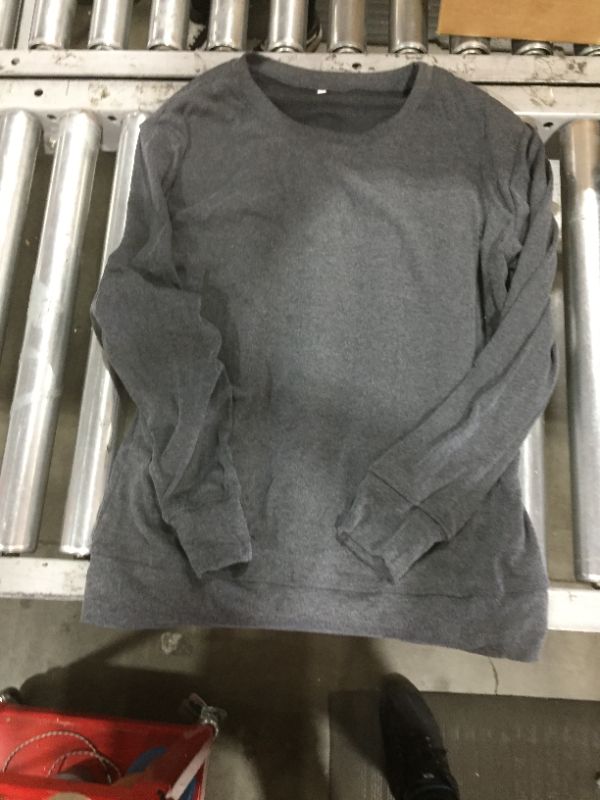 Photo 1 of Grey long sleeve shirt. Large