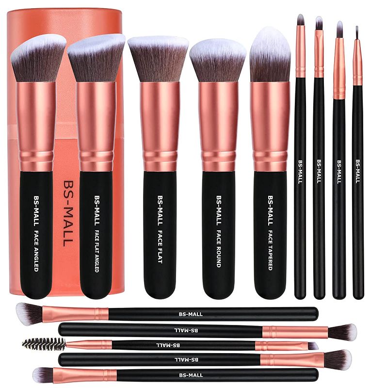 Photo 1 of BS-MALL Makeup Brushes set. Comes with 8 pieces
