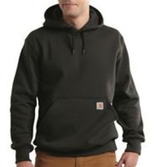 Photo 1 of Carhartt Paxton Heavyweight Hooded Long-Sleeve Sweatshirt for Men - Peat - L
