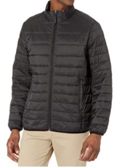 Photo 1 of Amazon Essentials Men's Lightweight Water-Resistant Packable Puffer Jacket size S
