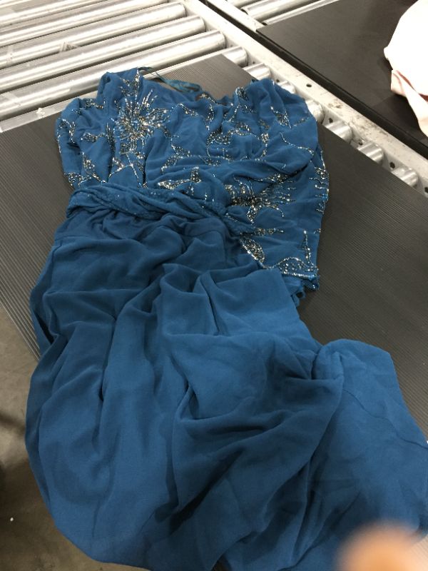 Photo 2 of J Kara Women's 3/4 Sleeve Beaded Dress 14p

