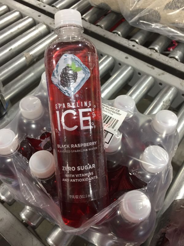 Photo 2 of Sparkling ICE, Black Raspberry Sparkling Water, Zero Sugar Flavored Water, with Vitamins and Antioxidants, Low Calorie Beverage, 17 fl oz Bottles (Pack of 12)
2 BOXES!!! EXP 5/14