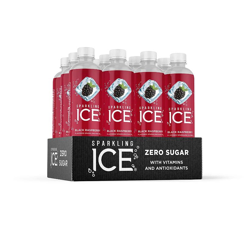 Photo 1 of Sparkling ICE, Black Raspberry Sparkling Water, Zero Sugar Flavored Water, with Vitamins and Antioxidants, Low Calorie Beverage, 17 fl oz Bottles (Pack of 12)
2 BOXES!!! EXP 5/14