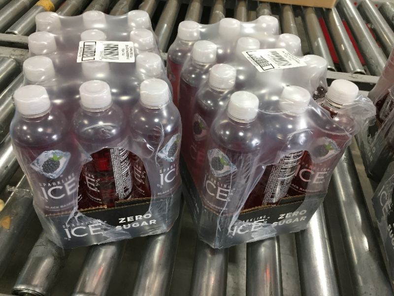 Photo 3 of Sparkling ICE, Black Raspberry Sparkling Water, Zero Sugar Flavored Water, with Vitamins and Antioxidants, Low Calorie Beverage, 17 fl oz Bottles (Pack of 12)
2 PACK EXP 6/22