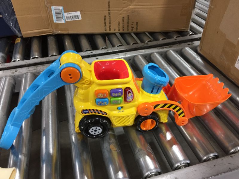 Photo 2 of VTech Pop-a-Balls Push & Pop Bulldozer,Yellow
