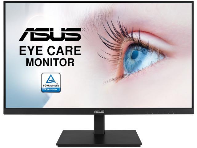 Photo 1 of ASUS VA27DQSB 27” Monitor, 1080P Full HD, 75Hz, IPS, Adaptive-Sync, Eye Care, HDMI DisplayPort VGA USB Hub, Frameless, Ergonomic Design, VESA Wall Mountable
