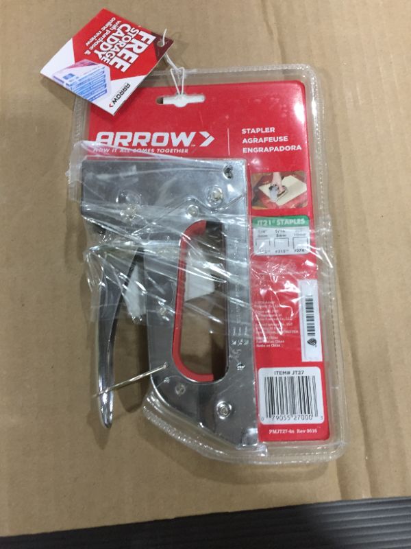 Photo 2 of Arrow Fastener Light Duty Staple Gun JT27